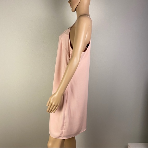 NEW CYNTHIA STEFFE PINK RACERBACK SLIP DRESS - Picture 3 of 6